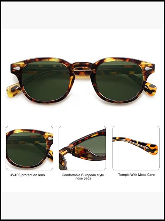 Retro Small Round Sunglasses UV400 Protection Unisex main image 6